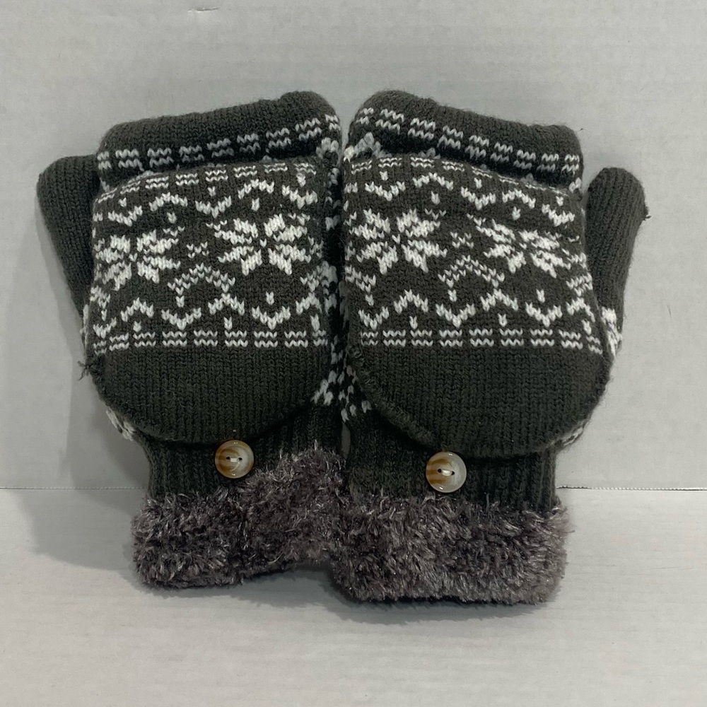 NWT Sonoma warm Mittens gloves one size fit all -1
